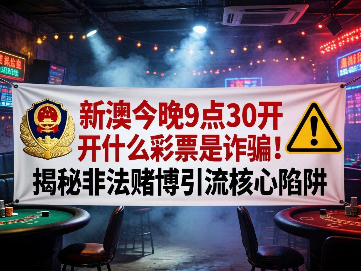 新澳今晚9点30分开什么彩票是诈骗!揭秘非法赌博引流核心陷阱