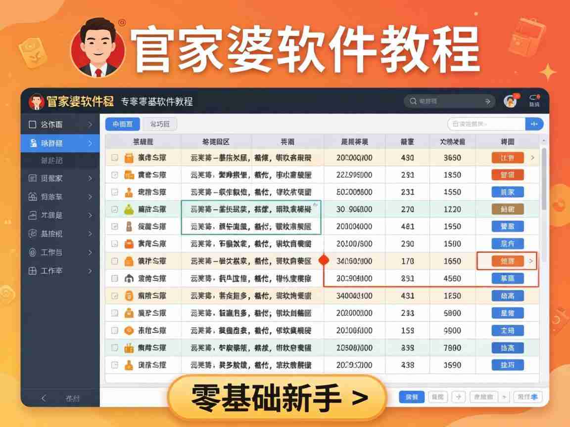 管家婆特点详解 零基础新手必学软件实操教程与使用技巧指南