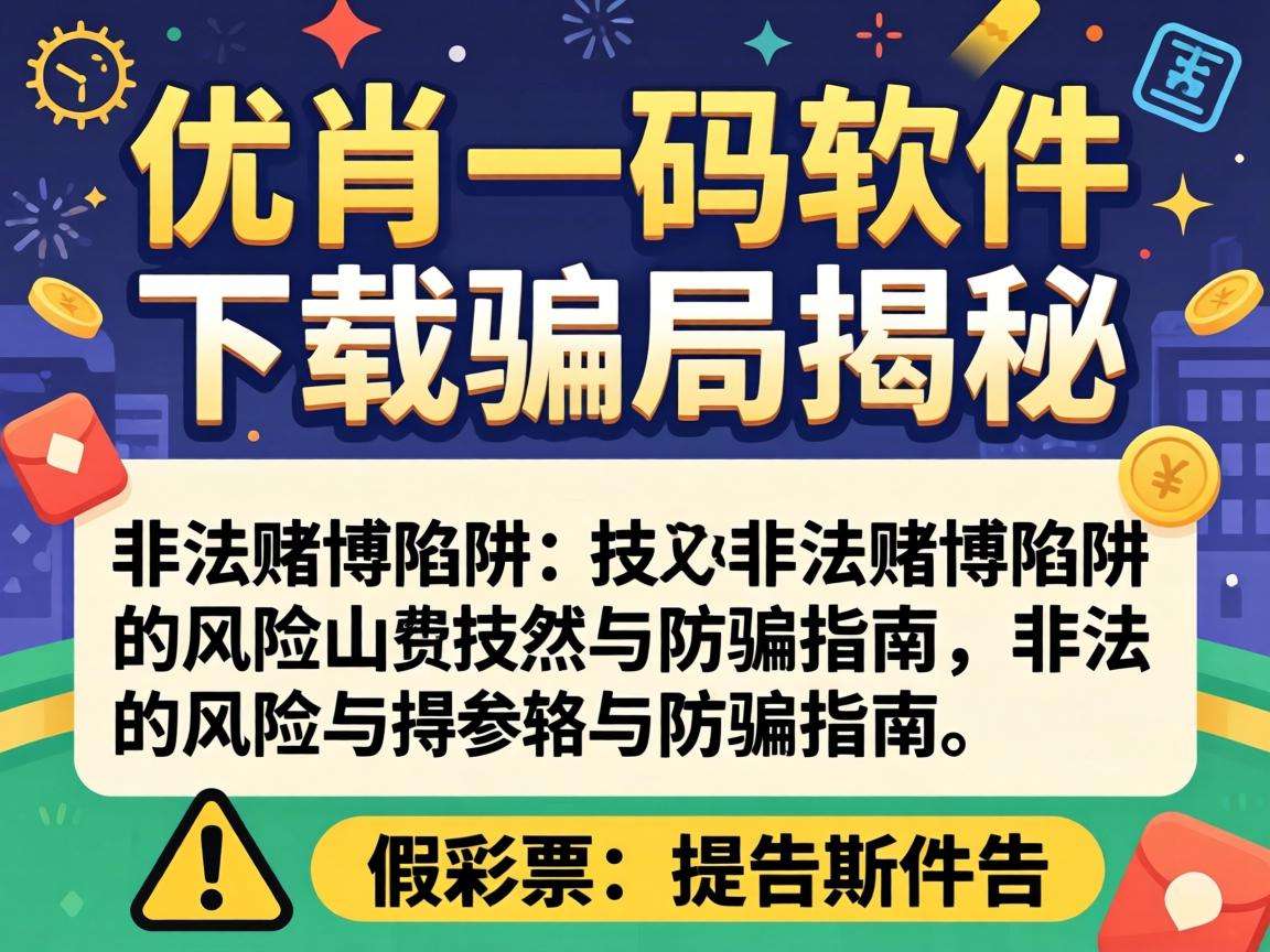 澳门一肖一码软件下载骗局揭秘：非法赌博陷阱的风险与防骗指南
