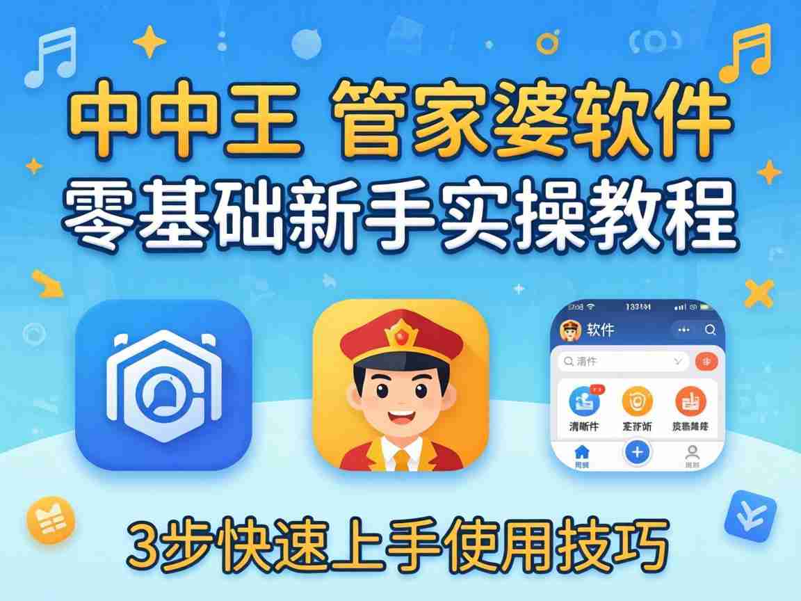 77970王中王 管家婆软件零基础新手实操教程 3步快速上手使用技巧