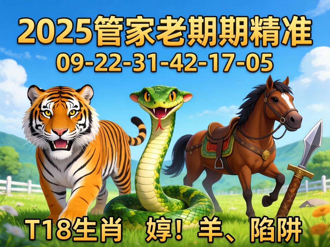 风险警示:别信“2025澳门管家婆期期精准”骗局 警惕09-22-31-42-17-05:T18生肖虎蛇马羊诈骗陷阱