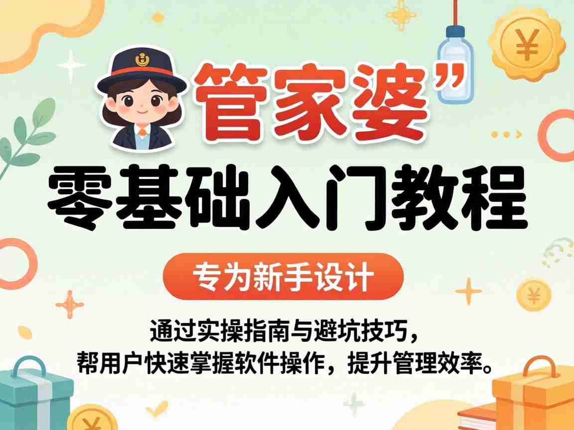 管家婆 怎么样 零基础入门教程 新手实操指南+避坑技巧