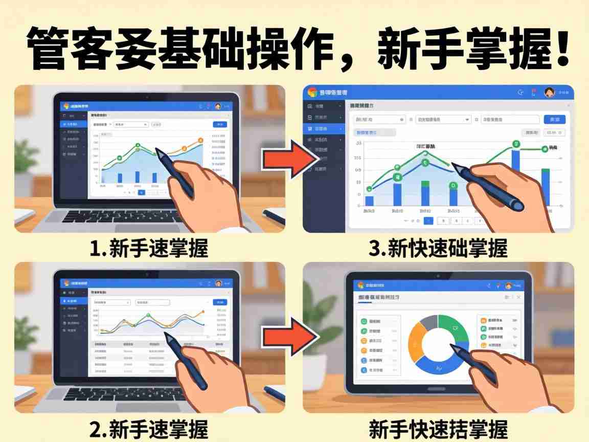 管家婆基础操作视频 零基础入门教程 新手快速上手软件实操指南