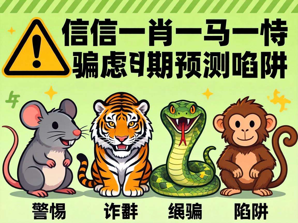 别信“澳门一肖一马一恃一中期预测”骗局：警惕鼠、虎、蛇、猴数字组合诈骗陷阱