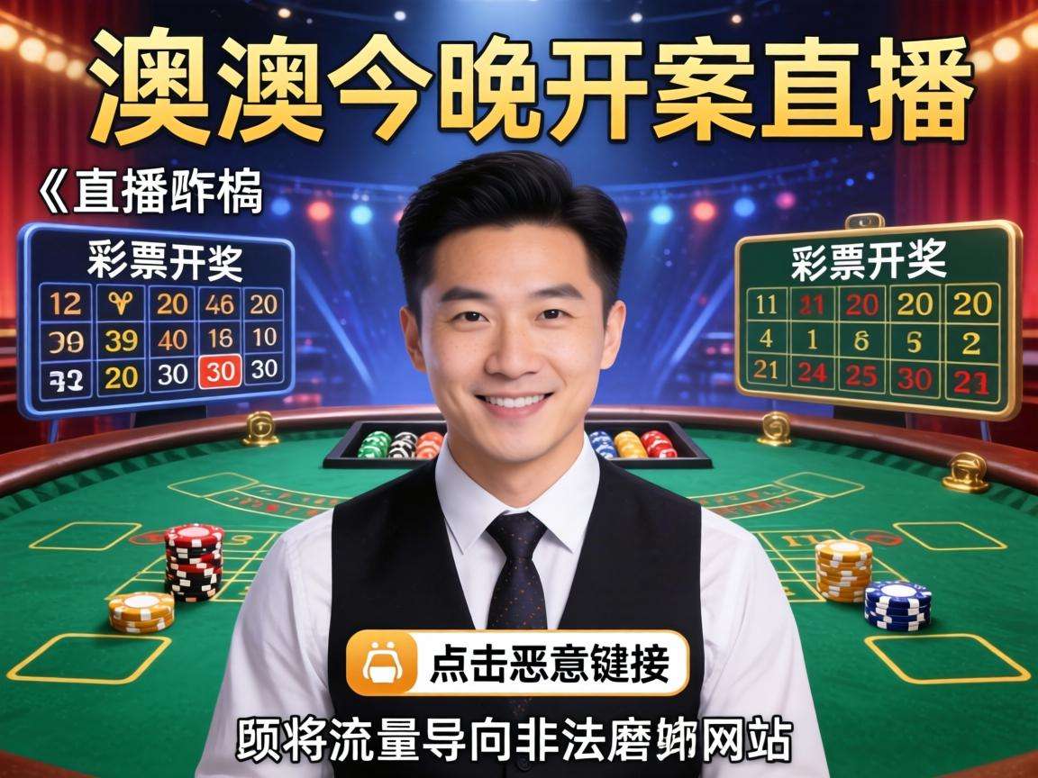 新澳今晚开奖直播是诈骗!揭秘非法赌博引流陷阱