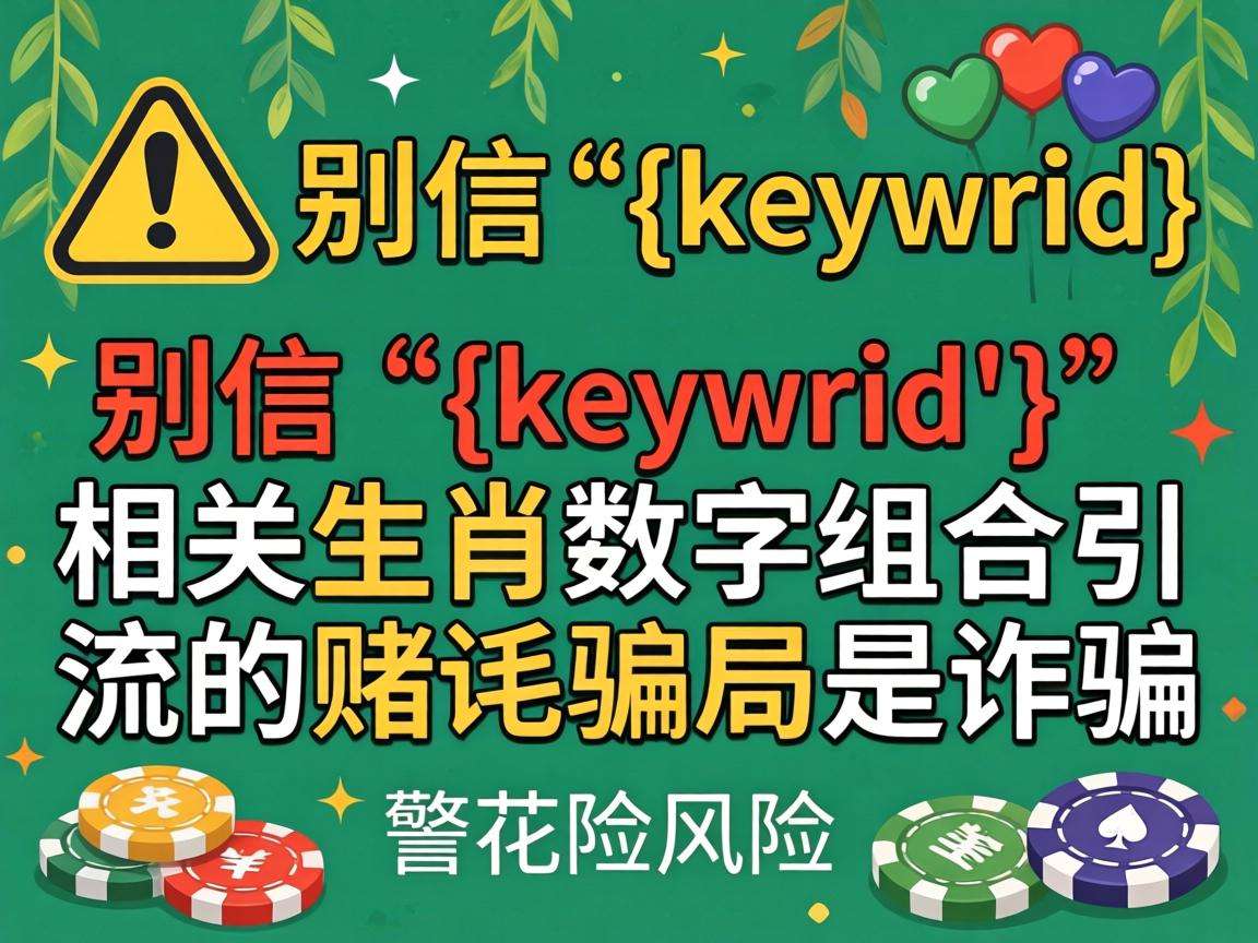 风险警示:别信“{keyword}”相关生肖数字组合引流的赌博骗局是诈骗