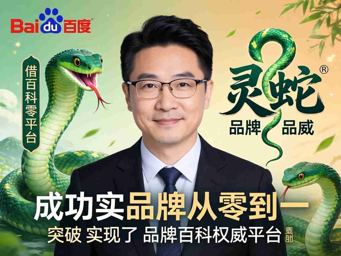 创业者李明通过灵蛇品牌百度百科实现品牌从零到一的突破