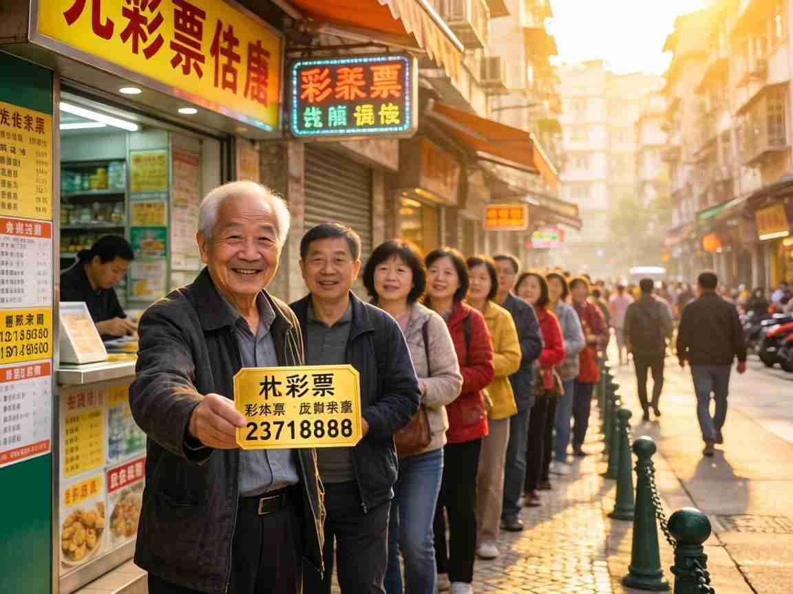 澳门买彩票去哪里买？梦见街头彩票站排长队，老掌柜递来金色号码牌