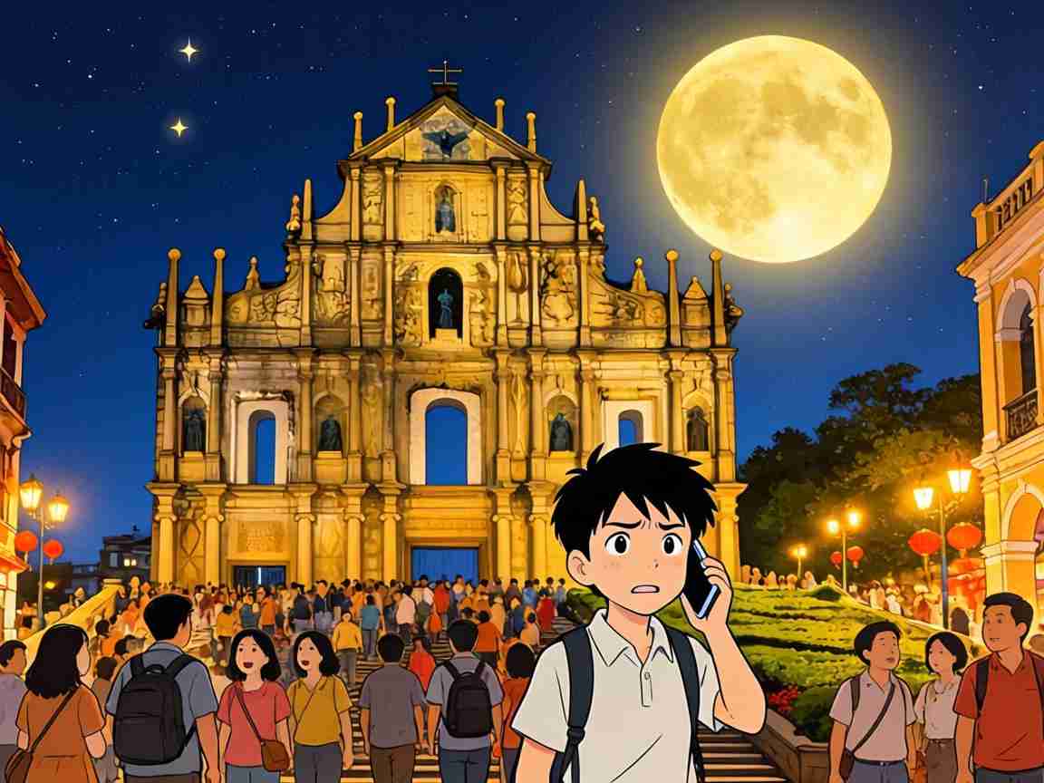 中秋澳门游热潮：大学生小林为抢大三巴一肖一特一中宿舍怎么订急坏了