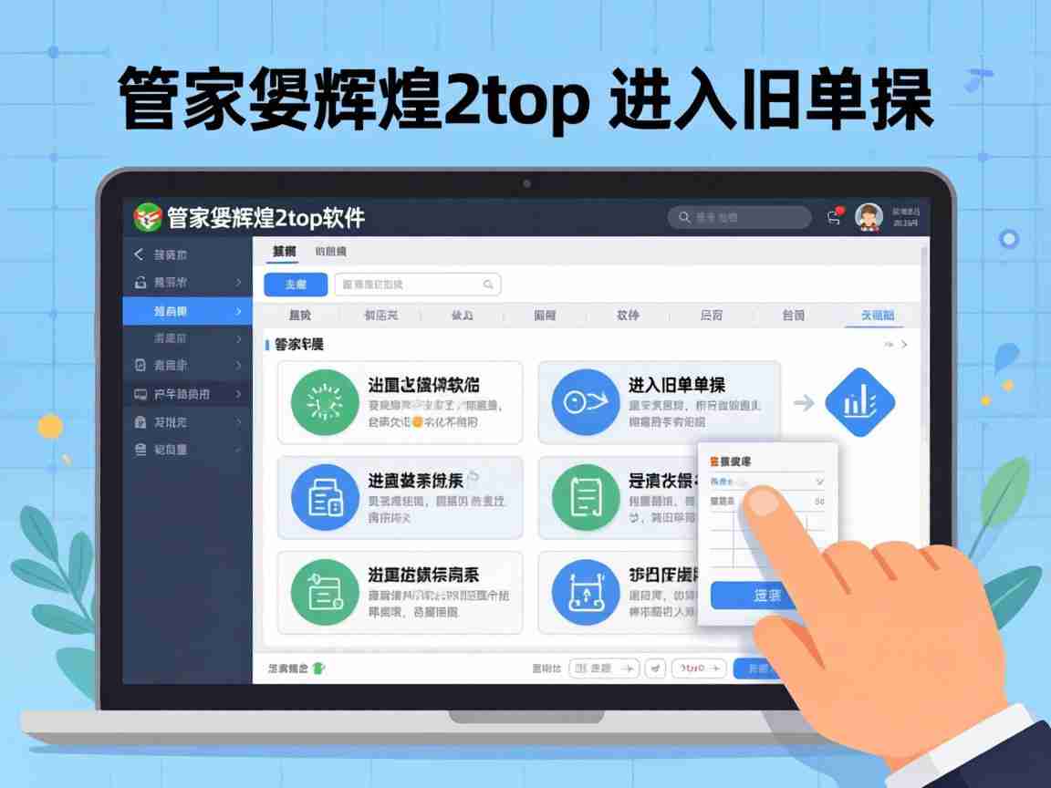 管家婆辉煌2top 旧单据导入操作教程 零基础新手数据迁移实操指南